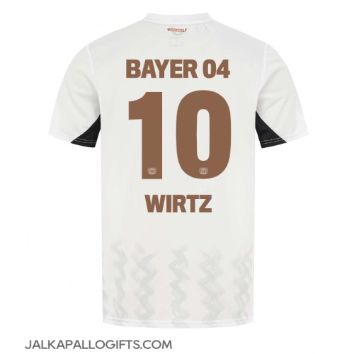 Bayer Leverkusen Florian Wirtz #10 Vieraspaita 2024-25 Lyhythihainen